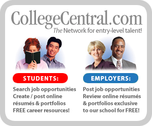 College Central Network advertisement with link