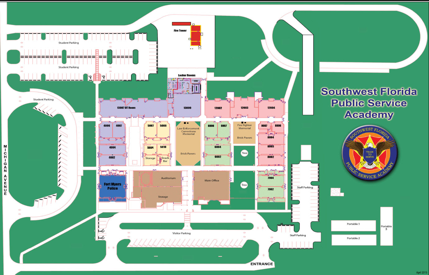 Southwest Florida Public Service Academy map